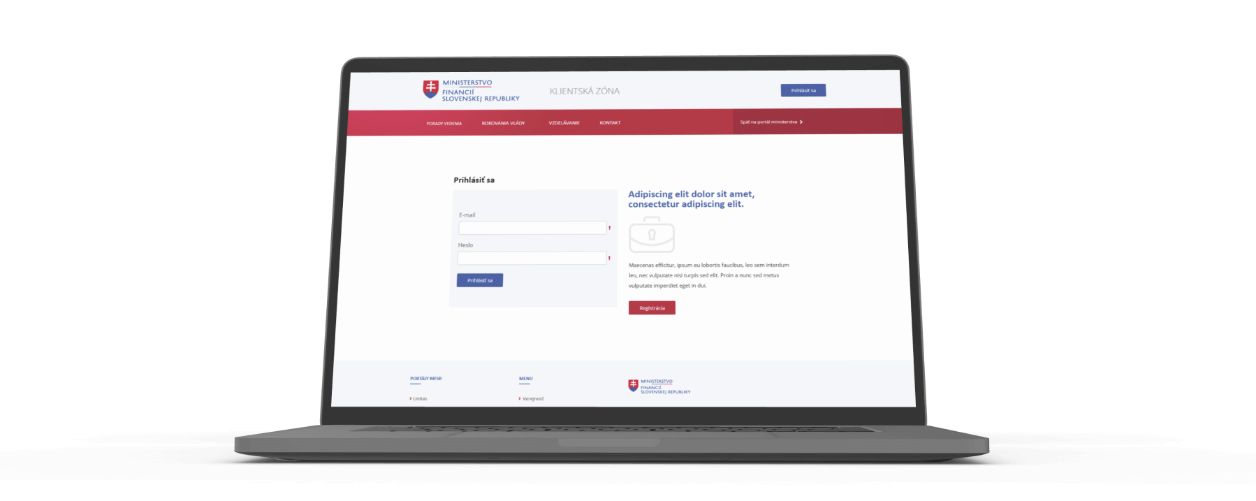 Ministerstvo financií Slovenskej republiky web