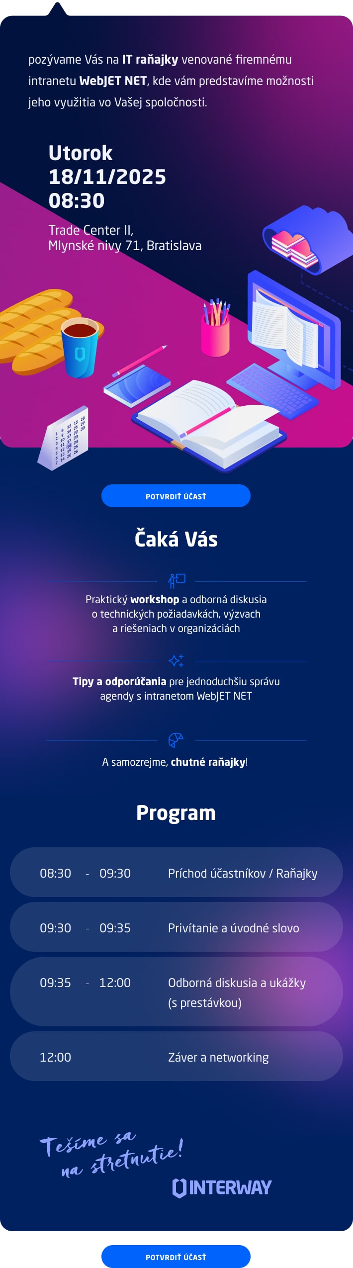 Program a registrácia